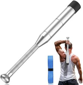 Coniflor Adjustable Premium Steel Club for Strength Training, 6-in-1 Indian Club for Full Body Workouts, Rehab, Stretching & Rotational Training, 6 Weight Options(6.3-17.6Lbs) Mace for Men & Women