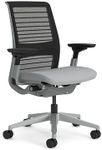 Steelcase Think Ergonomic Office Chair With LiveBack Lumbar Support, 4D Armrests, Sustainable Design Pepper; Made in Europe