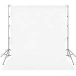 SEDGEWIN 10x12.7ft Photography Backdrop White Photo Backdrop Pure Muslin Collapsible Background Non-Reflective Portrait Backdrops for Photoshoot Video Photo Studio (Background Only)