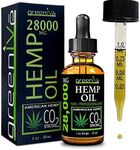 GreenIVe 28,000mg Hemp Oil with Vegan Omegas C02 Extraction Exclusively on Amazon