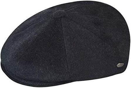 Bailey Men's Galvin Ivy Newsboy Wool Flat Cap, Grey, Large