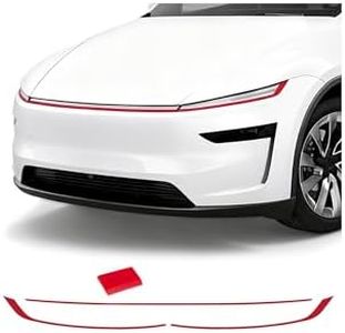 cybtkcar for Tesla TPU Ppf Paint Protective Film Model Y Juniper 2025 2026 Headlight Trim Stickers Clear Car HD Scratch Exterior Model Y Juniper Accessories Headlights Trim Film Red