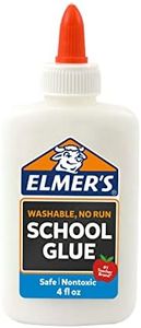 Elmer's Washable No-Run School Glue, 4 oz, 1 Bottle (E304)