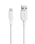 Anker Powerline II Lightning Cable, [3ft MFi Certified] USB Charging/Sync Lightning Cord Compatible with iPhone SE 11 11 Pro 11 Pro Max Xs MAX XR X 8 7 6S 6 5, iPad and More(White)