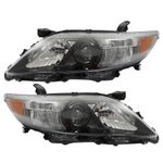 labwork Headlights Replacement for 2010 2011 Toyota Camry SE Headlamps Halogen Headlights Passenger and Driver Side