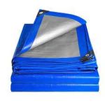 PlantaZee 12FT X 9FT 90 GSM Blue Tarpaulin Tirpal Tadpatri Tharpai Thadika, Extra Strong, 100% Waterproof, Technology-1 No.
