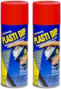 2 PACK PLASTI DIP Mulit-Purpose Rubber Coating Spray RED 11oz Aerosol …
