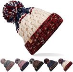 ECOMBOS Winter Bobble Hats Beanie H