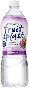 Aqua Pura Fruit Splash Wild Berry Purified Australian Water 1 Litre (Pack of 12)