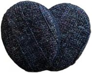 Sprigs Soft Knit Earbags Earmuffs For Winter Women, Bandless Ear Warmers, Fashion Ear Muffs (Retro Black, Medium)