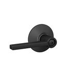 Schlage F40 V LAT 622 Latitude Privacy Lock Lever, Matte Black