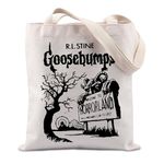 Terror Gift Horror Book Lover Gift Horror Movie Inspired Tote Bag (GOOSEBUM CA)