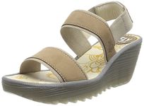 Fly London Women's YACO416FLY Sandal, Sand, 5 UK