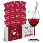 Wine Filter Removes Histamine and Sulfites: Eliminate Headaches, Reduce Wine Allergies（Pack of 16）