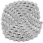 TOOPRE 6/7/8-Speed Bicycle Chain, 116 Links ​​Steel High Strength Bike Derailleur Chain for 6/7/8-Gear Road Mountain Bicycle (4.9ft)