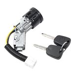 CANJPTON Compatible with Citroen C1 for Peugeot 107 for Toyota Aygo ignition lock key cylinder lock lock set N0501412, N0502200