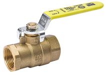 Mueller 107-823NL Threaded No Lead Forged Brass Packing Gland Full Port Ball Valve, 1/2-Inch