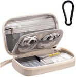AWAVM Accessories Bag Travel Electronics Organiser Cables Case,Charger Bag,Handbag Essentials,Travel Cable Organiser for Power Bank, Charging Cable, Power Bank,Tablet, ect