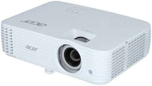 Acer P1657Ki DLP Beamer (WUXGA (1.920 x 1.200 Pixel) 4.800 ANSI Lumen, 10.000:1 Kontrast, 3D, Keystone, 1x 10 Watt Lautsprecher, HDMI (HDCP)) weiß, Business/Education