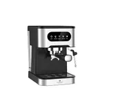 Rossmann Espresso Coffee Maker, 20 Bar Italian Ulka Pump, 1350 Watts Quick Heating, Espresso 1 & 2 Cup, Americano, Cool Espresso, LED Touch Screen,1.5 Liter Detachable Water Tank, Professional Frothing Wand, Portafilter.