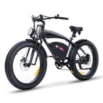 Windone K20 Electric Bike for Adults, Up to 100KM Range & 45KM/H Speed Ebike, 26'' x 4'' Fat Tire E Bike with Shimano 7 Speeds, Peak 1000W Adult Electric Bicycle for Commute Beach Snow