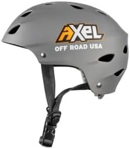 Axel Off Road Trail Helmet | Comfortable, Light & Adjustable Helmet for Off-Roaders and Rock Crawlers in a Jeep, UTV, SXS, Buggy (X-Large, Matte Charcoal Gray)