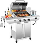 R.W.FLAME 4-Burner Gas Grill
