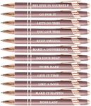 HLPHA Motivational Pens,12PCS Rose 