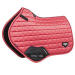 LeMieux Close Contact Loire Classic Square Saddle Pad - Saddle Pads for Horses - Equestrian Riding Equipment and Accessories (Papaya - Large)