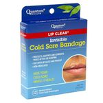 Quantum Health Lip Clear Invisible Cold Sore Bandage, 12 Count