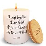 LaLeena - Miss You Candle - Long Distance Relationship Gift - Best Friend Gift - Sympathy Gift - Memorial Gift - Bereavement Gift (Lavender Large 14 oz)