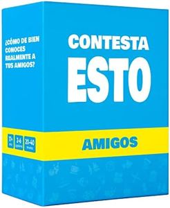 Contesta Esto - ¿Cómo de Bien Conoces a Tus Amigos y Familia? - Juego de Mesa de Cartas Divertido en Español - Regalo Original para Adolscentes y Adultes, Hombres y Mujeres