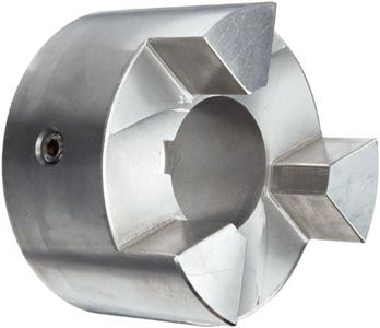 Martin ML095SS 3/4 Universal Series Jaw Coupling, Stainless Steel, Inch, 0.75" Bore A, 0.75" Bore B, 2.125" OD, 1" Length, 567 in-lbs Nominal Torque