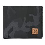 Wallets for Boys Men Kids Teens Teenager RFID Blocking Bifold Wallet Small Thin Synthetic（Black Camo