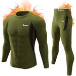 romision Thermal Underwear for Men Long Johns Thermals Hunting Gear Long Underwear Top and Bottom Set Cold Weather XS-4XL