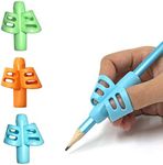 KOABBIT Pencil gripper kids/toddler handwriting aid tools for beginners,Pencil Holder for preschooler 2-4 Years learning to Write for Children's Training Pen Holding Posture Correction Tools(3 PACK)