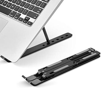 PHOCAR Portable Laptop Stand, Ergonomic Aluminum Computer Stand, Adjustable Laptop Holder, Compatible with MacBook Air Pro 13" 16" iPad Air Pro Dell HP Lenovo Surface