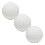 Champion Sports Colored Lacrosse Balls: White Official Size Sporting Goods Equipment for Professional, College & Grade School Games, Practices & Recreation - NCAA, NFHS and SEI Certified - 3 Pack