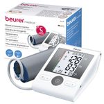 Beurer BM28 Arm Band Blood Pressure Monitors for Home Use w/Adjustable Automatic Blood Pressure Cuff and App Sharing, 120 Slots Reading Memory w/ 4 Users, Display Blood Pressure Machine