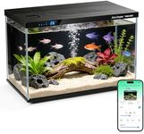 JOVJOYER 7.5 Gallon Smart Fish Tank with App-Controlled LED