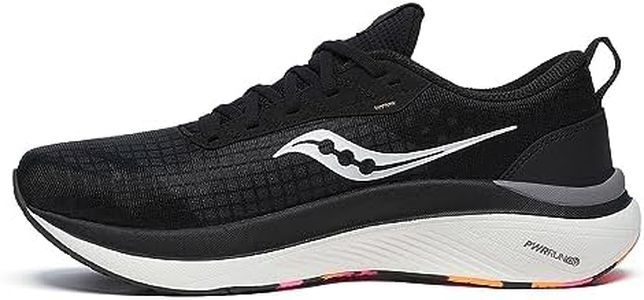 Saucony Mens Freedom Crossport Running Shoe, Black/Vizi, 8.5 US