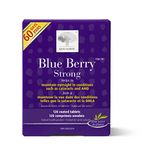 New Nordic Blue Berry Strong | Eye & Vision Support | Lutein & Bilberry Supplement | 120 Tablets (Pack of 1)