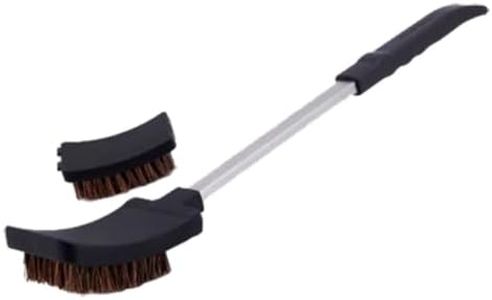 Broil King, 64038, Grill Brush Baron Palmyra,Silver, Black