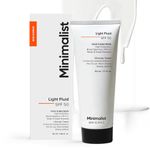 Minimalist Light Fluid Sunscreen SPF 50 PA++++ | Clinically Tested in US (In-Vivo) | No White Cast | Broad Spectrum | Lightweight, Water & Sweat Resistant | For Women & Men | 50ml