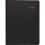 AT-A-GLANCE 2023-2024 Academic Appointment Book Planner, Weekly (Jul 2023-Aug 2024), Quarter-Hourly, 8-1/4" x 11", Large, Black (709570524)