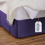 Tailored Bed Skirt by ShopBedding - Twin Size Bed Skirt with 14-Inch Drop - Premium Cotton Blend Pleated Dust Ruffle with Split Corners (Available in 16 Colors)