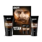 Beardo Ban the Tan Kit | Grooming kit for men | Detan Facewash for men with Coffee extracts & Vitamin E| Detan Face Scrub for Men | Gift Hamper | Gift for husband | Gift for boyfriend