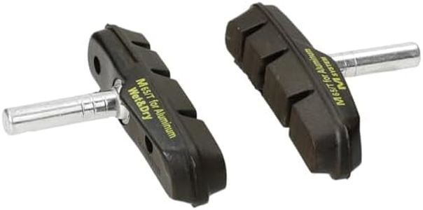 SHIMANO Unisex M65t Brake Shoes, Black, 1 Pair EU