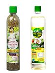 Kerala Ayurvedic Herbal Medicine Hair Oil Mix - (With Coconut Oil 1 litre)