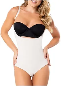 DIANE & GEORDI 002375 Torsette Shapewear for Women Fajas Colombianas,Beige,X-Large (fits like US 40)